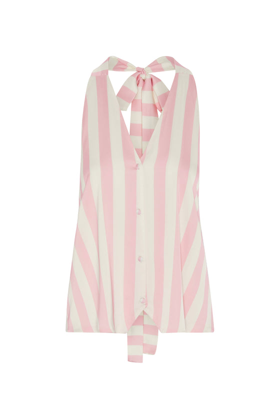 Nicky Stripes Light Pink Blouse