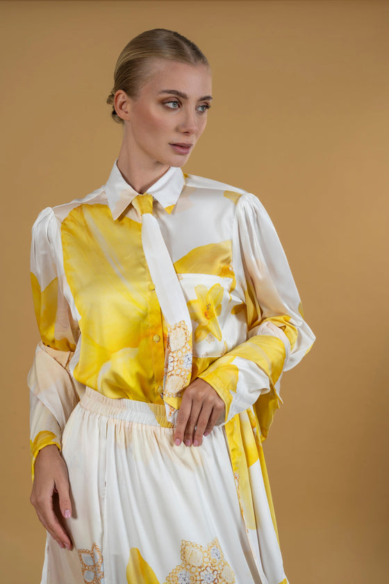 Stella D'oro Tie Blouse